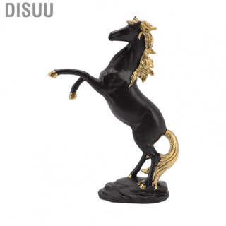 Disuu Horse Sculpture Ornament Odorless Modern Standing Horse Statue Wealth Moral Lifelike for Living Room for  Cabinet