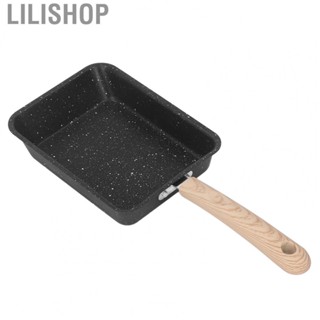 Lilishop Frying Pan Non Stick Square Japanese Omelette Pan for Breakfast