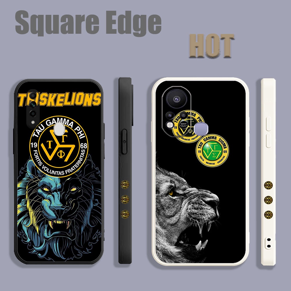 ปลอกสําหรับ OPPO A55 A74 4G A17 A17K Triskelion ไอเดีย tau gam phi โลโก้ FRB01 เคสโทรศัพท์ขอบสี่เหลี