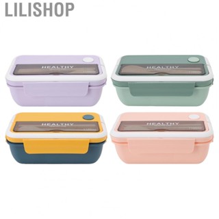 Lilishop Lunch Container  1100ml Independent Space Salad Container  for School for Students