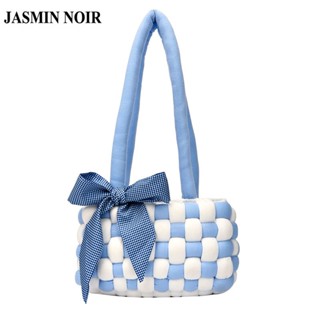 Jasmin NOIR กระเป๋าถือ กระเป๋าสะพายไหล่ ทรงสี่เหลี่ยม ขนาดเล็ก สําหรับสตรี