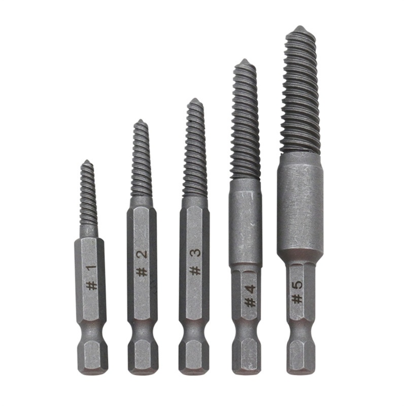 BA Strength Damaged Screw Extractor Set Screw Remover Tools กําจัดง่าย