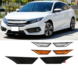 ALABAMAR LED ไฟเลี้ยวด้านข้างไฟเลี้ยวสีคู่ 33850TBAA02 ทดแทนสำหรับรุ่น Honda Civic รวมถึง Type R 20162020