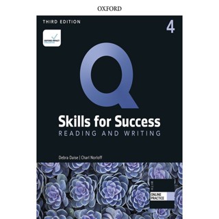 Bundanjai (หนังสือคู่มือเรียนสอบ) Q : Skills for Success 3rd ED 4 : Reading and Writing : Student Book +iQ Online