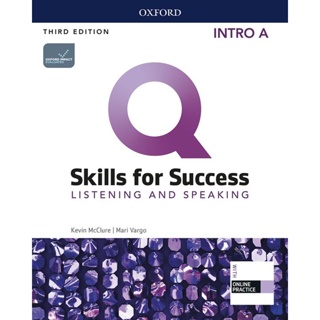 Bundanjai (หนังสือ) Q : Skills for Success 3rd ED Intro : Listening and Speaking : Student Book A +iQ Online Practice