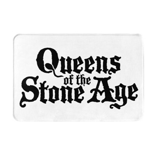 Queens Of The Stone Age (2) พรมเช็ดเท้า ผ้าสักหลาด กันลื่น ดูดซับน้ํา แห้งเร็ว สําหรับห้องน้ํา 16x24 นิ้ว พร้อมส่ง