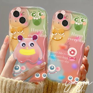 เคสซิลิโคน iphone ins สัตว์ประหลาดตัวน้อย วงเล็บ เคส 12 pro max น่ารัก การ์ตูน สําหรับ 14/13/11/X/XR/7/8plusเคสโทรศัพท์ ZDL0037