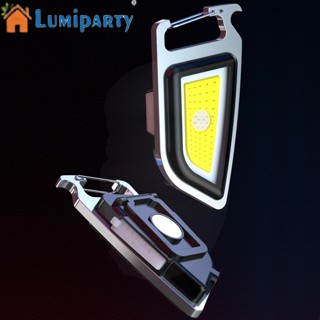 Lumiparty พวงกุญแจไฟฉาย Led Cob แม่เหล็ก อเนกประสงค์ แบบพกพา สําหรับเปิดขวด