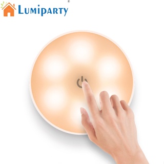 Lumiparty โคมไฟกลางคืน Led หรี่แสงได้ ชาร์จ Usb ประหยัดพลังงาน Pir Motion Sensor โคมไฟติดผนังแม่เหล็ก สําหรับทางเดิน