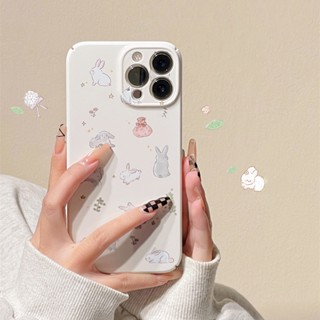 🔥Obxi เคสโทรศัพท์มือถือผู้หญิง ลายกระต่ายน่ารัก หน้าจอแสดงผลสูง สําหรับ Apple Iphone 8p 14Pro 12 13