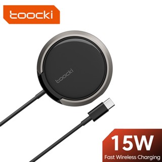 Toocki 15W Qi ที่ชาร์จไร้สาย สําหรับ lOS ชาร์จเร็ว ที่ชาร์จโทรศัพท์ไร้สาย สําหรับ Samsung Charger