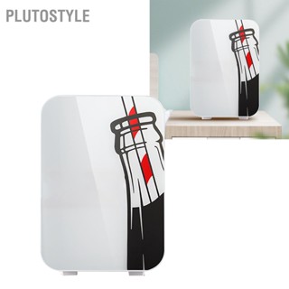  PLUTOSTYLE ตู้เย็นในรถยนต์ ABS ความร้อนเย็น 2 ใช้ปลั๊ก CN เสียงรบกวนต่ำ ตู้เย็นส่วนตัวขนาดเล็กสำหรับเครื่องดื่มเครื่องสำอางบำรุงผิว