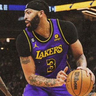 เสื้อกีฬาบาสเก็ตบอล แขนกุด ลายทีม Los Angeles Lakers No.3 Anthony Davis 22-23 Season สําหรับผู้ชาย