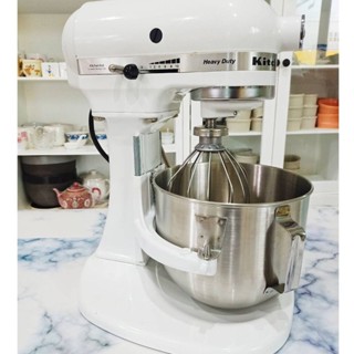 KitchenAid KitchenAid เครื่องผสมอาหาร Heavy Duty 4.83 ลิตร รุ่น 5KPM50EWH สีขาว X2โถ