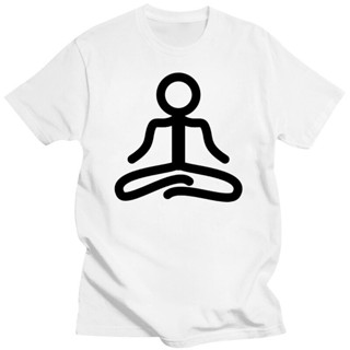 เสื้อยืดลําลอง แขนสั้น พิมพ์ลาย Zen Daily Om Peace Wise สไตล์มินิมอล สําหรับผู้ชาย เหมาะกับการเล่นโยคะ ทําสมาธิ ไซซ์ 4XL 5XL 6XL