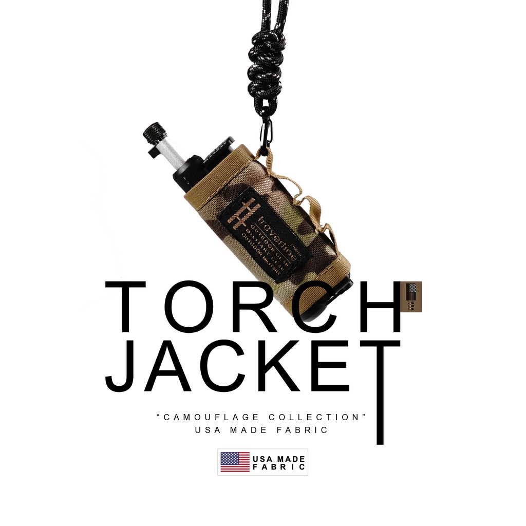 ไฟแช็ค CAMP15  :  Travertine Torch Jacket (For Soto Torch)  ผ้าหุ้มไฟแช็ค SOTO