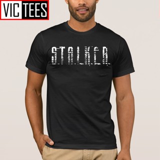 เสื้อยืด คอกลม ผ้าฝ้าย 100% พิมพ์ลาย Stalker Game Radiation ขนาดใหญ่ สําหรับผู้ชาย