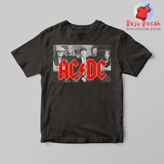 เสื้อผ้าเด็กผู้ชาย - เสื้อยืดเด็กพรีเมี่ยม (1-9 ปี) ACDC FL เสื้อยืดวงดนตรี สําหรับเด็ก // เสื้อยืดเด็ก // เสื้อยืดเด็ก // เสื้อยืดเด็ก unisex