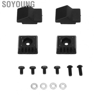 Soyoung Rear Trunk Stop Buffer  Reliable Abrasion Resistant 4pcs A1247580044  for Car