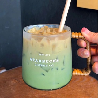 แก้วมักหวาย ทนความร้อน ทนความร้อนสูง ลาย Starbucks สําหรับใส่กาแฟ