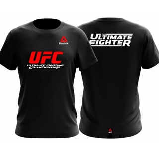 เสื้อยืดแขนสั้น ผ้าฝ้าย ลายศิลปะการต่อสู้ MMA UFC Warrior Pride Boxing สีดํา สไตล์สปอร์ต