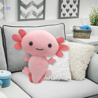 Live Axolotl ของเล่นตุ๊กตา ผ้าฝ้าย เกรดอาหาร เพื่อความปลอดภัย สําหรับเด็ก