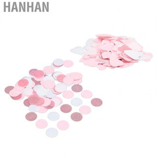 Hanhan Paper Confetti  Confetti Decoration White Rose Gold Glitter  for Bridal Baby Shower for Gift Wrap Filling for Table Decoration