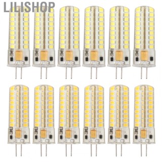 Lilishop 6pcs G4  Bulb 700LM 7W 72LED 360 Degree Lighting Silicone G4 Bulb AC DC12V