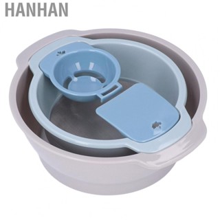 Hanhan 4Pcs Flour Sifter For Baking With Fine Mesh Pollen Sieve Set Trimming Tray With