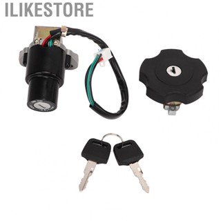 Ilikestore Motorcycle Ignition Switch  Fuel Tank Cap Lock Kit Easy To Install Wear Proof  for Motorbike