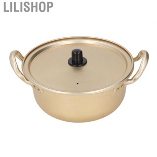 Lilishop Korean Ramen Pot Good Thermal Conductivity Lightweight Stackable Portable Rame