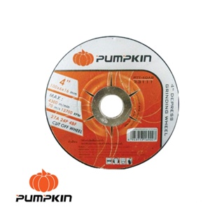 PUMPKIN ใบเจียร เจียร ใบเจียรหนา 4 นิ้ว หนา PTT-4DAB/23111 ผลิตจากตาข่ายไฟเบอร์ ที่มีกำลังต้านทานต่อการดึงสูง สุดถูก