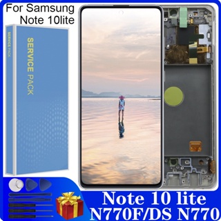 อะไหล่หน้าจอสัมผัสดิจิทัล LCD 6.7 นิ้ว สําหรับ Samsung Galaxy Note 10 Lite N770F