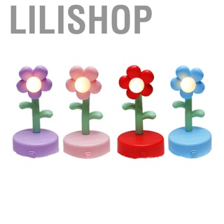 Lilishop Portable Night Light  Flower Table Lamp Lighting Heart Button Aesthetically Pleasing  for Study Office