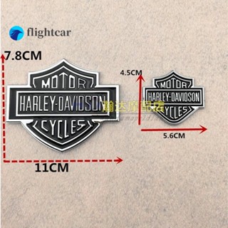 สติกเกอร์อลูมิเนียม ลาย Harley Davidson สําหรับตกแต่งรถจักรยานยนต์