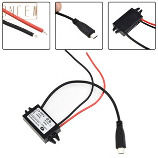 【ONCEMOREAGAIN】Powerful 12V 24V to 5V Type C USB Converter with Over Current and Over Voltage Protection