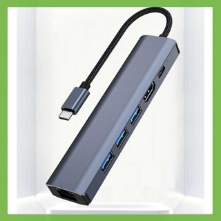 6-in-1 ฮับ USB C 100W PD 5Gbps Type C 4K 30HZ HDMI