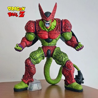 โมเดลฟิกเกอร์ PVC รูปปั้นอนิเมะ Dragon Ball Z Cell Super Cell ขนาด 28 ซม. ของเล่นสําหรับเด็ก