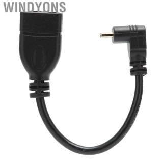 Windyons Male To Mini Adapter Cable Female Audio Video Converter For