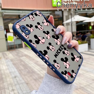 สําหรับ Samsung galaxy A10 A10s M10 M01s เคส เต็มจอ เมาส์ ฝ้า ใส ขอบสี่เหลี่ยม เคส รูปแบบ ซิลิโคน กันกระแทก เคสนิ่ม