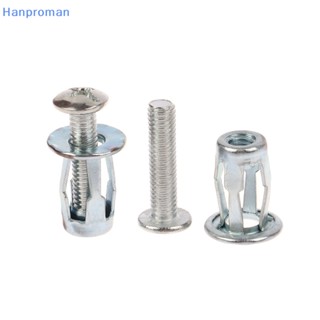 Hanproman&gt; น็อตสกรูโลหะ M4 M5 M6 พร้อมสกรู สําหรับติดผนังรถยนต์ 10 ชุด