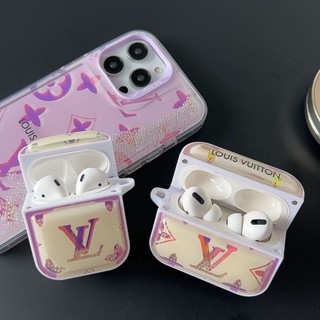  เคสหูฟัง ประดับลูกปัด คุณภาพสูง กันกระแทก สําหรับ AirPods 1 2 3 pro pro2