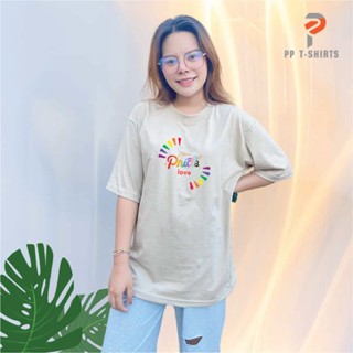 S-5XL เสื้อ Pride Love ทรงโอเวอร์ไซส์ พร้อมส่ง