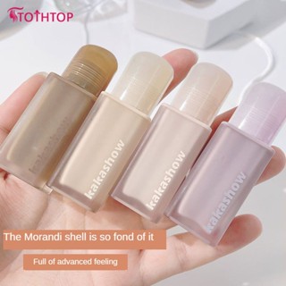 Kakashow 8 สี Nude Liquid ลิปสติก Waterproof Velvet Matte Peach ลิปกลอสติดทนนาน [TOP]