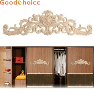 【Good】Wooden Decor Applique DIY Furniture Home Decor Mouldings Wooden Carved【Ready Stock】