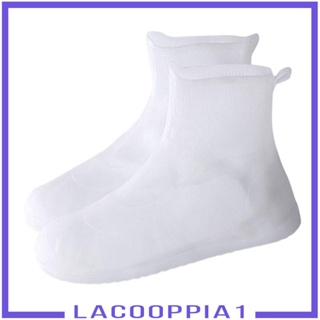 [Lacooppia1] ผ้าคลุมรองเท้าบูท กันฝน กันหิมะ ทนทาน สําหรับเด็กทุกเพศ