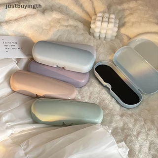 [JBTH] กล่องเก็บแว่นตากันแดด สายตาสั้น แบบพกพา สีครีม น่ารัก เดินทาง นักเรียน เรียบง่าย [JB]