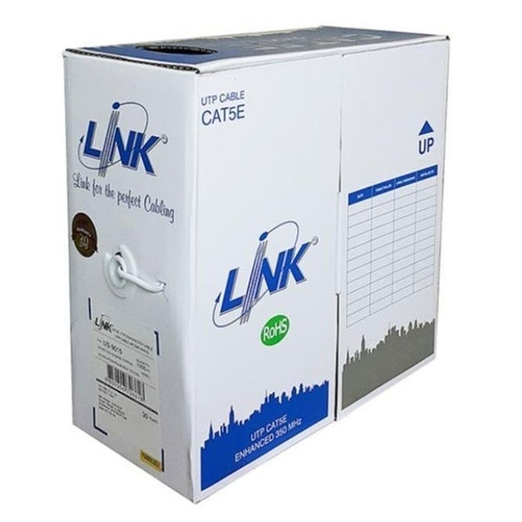 🛵มีส่งด่วน💨  LINK US-9015LSZH CAT 5E UTP ENHANCED CABLE 350 MHZ. LAN CABLE รับประกัน 30ปี