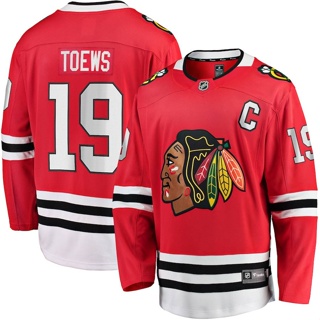 เสื้อยืดแขนยาว พิมพ์ลาย HQ1 NHL Chicago Blackhawks Home Jersey Toews พลัสไซซ์ QH1