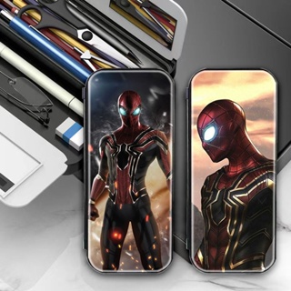 พร้อมส่ง กล่องดินสอ เครื่องเขียน ลาย Marvel Spider-Man จุของได้เยอะ